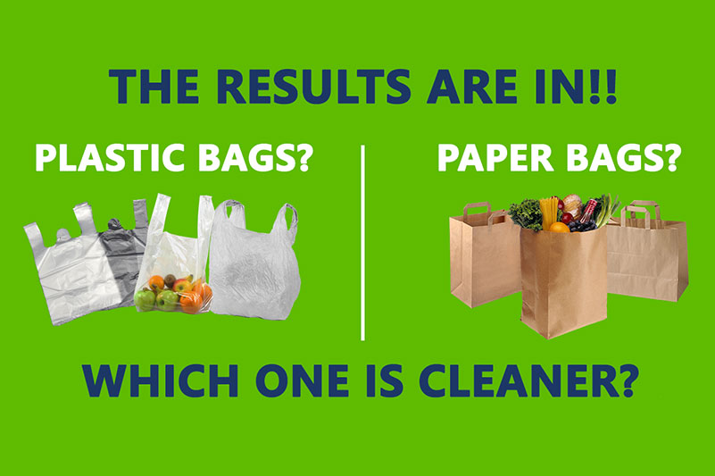 Microbiological Showdown: Plastic Bags vs. Paper Bags