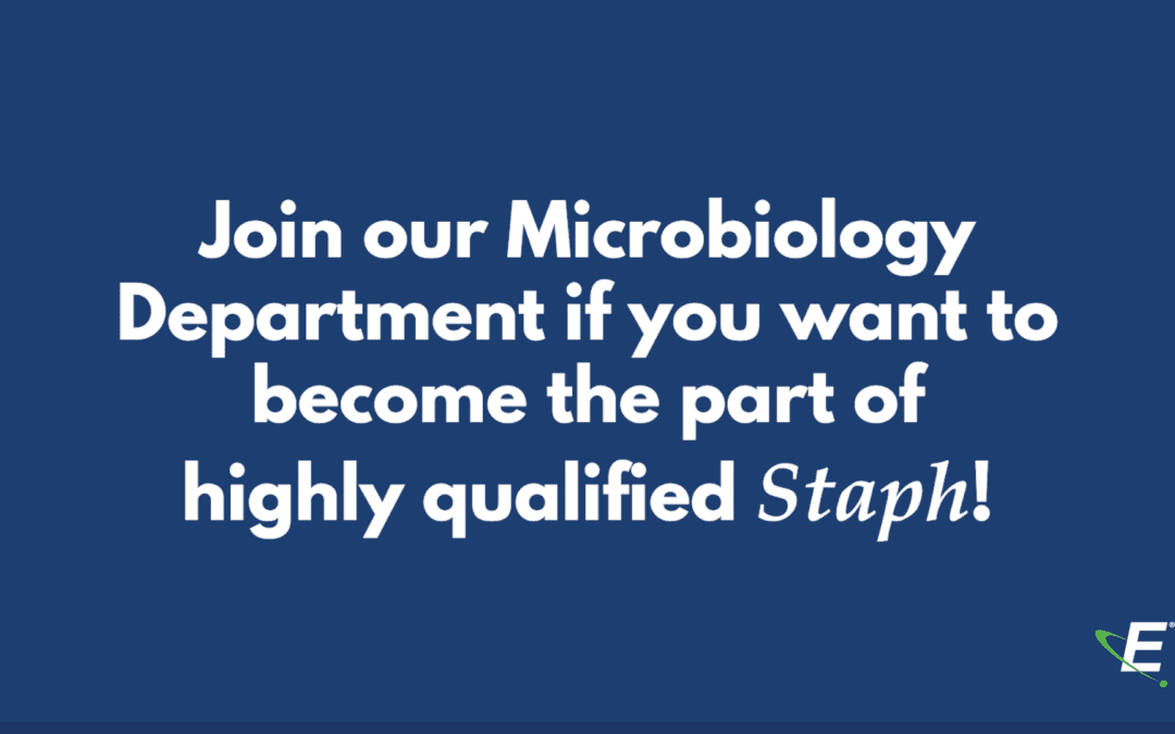 🥼 We Are Hiring Microbiologist!! 🧫
