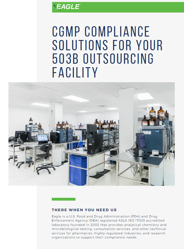 CGMP Compliance Solutions for 503B Outsourcing Facilities