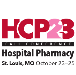 HCP Hospital Pharmacy Fall Conference, 10/23 – 10/25