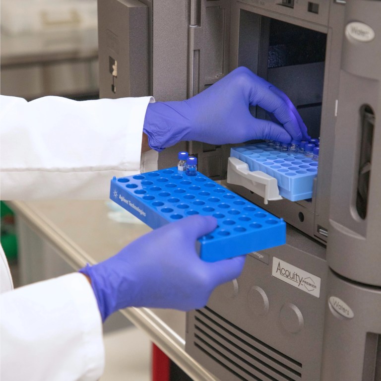 LC-MS peptide mapping for identifying protein structure and post-translational modifications